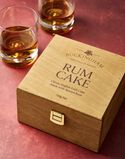 'Buckingham' Spiced-Rum Fruit Cake in Wooden Gift Box 750g, , hi-res